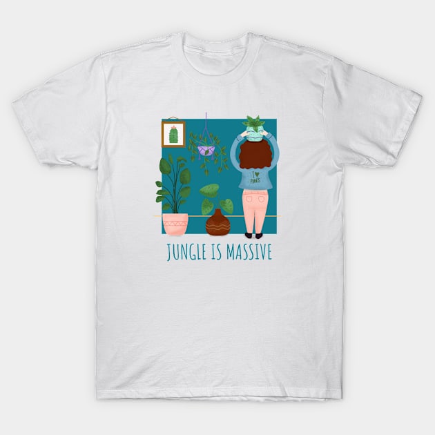 Jungle Is Massive T-Shirt by babydollchic